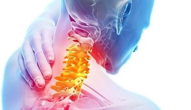 Causes for cervical osteochondrosis