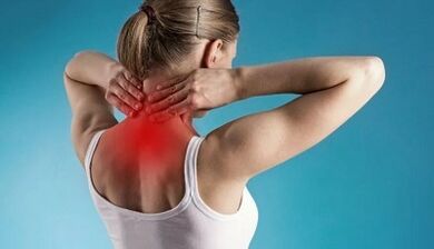 How is the osteochondrosis of the cervical spine manifested