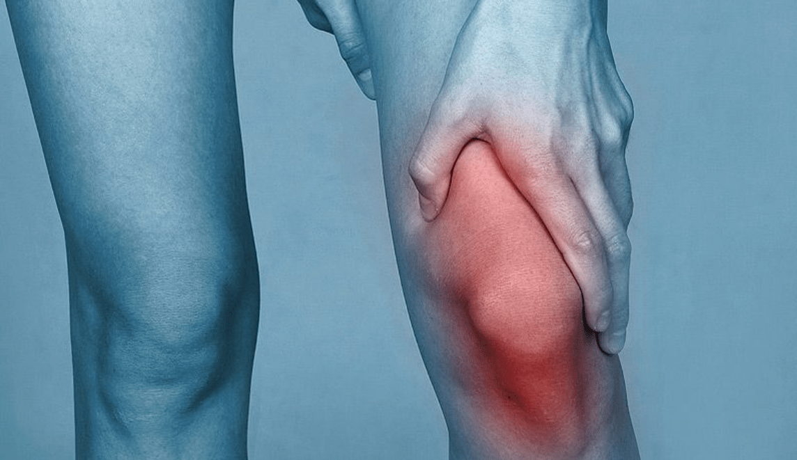 pain in the knee joint due to osteoarthritis